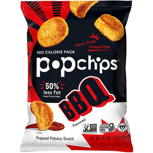 Popchips Variety Pack Chips, 0.8 oz, 30 Pack