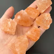Natural Himalayan Pink Salt Raw Stones, Translucent to Opaque Mineral Chunks for Home Decor and Crafts