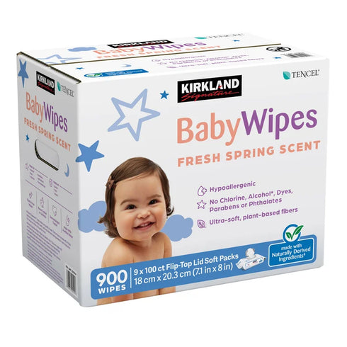 Kirkland Signature Baby Wipes, 900-count