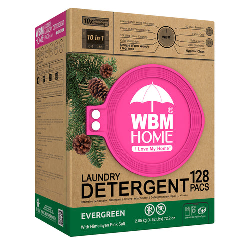 WBM Laundry Detergent Pods | Luxury Ever Green Scent