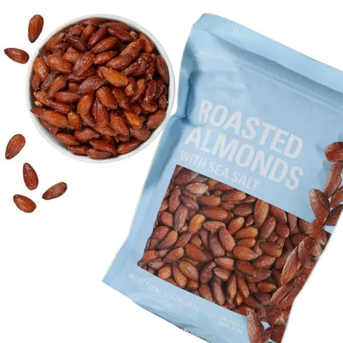 Premium Roasted Almonds with Sea Salt, 2.5lb Bag