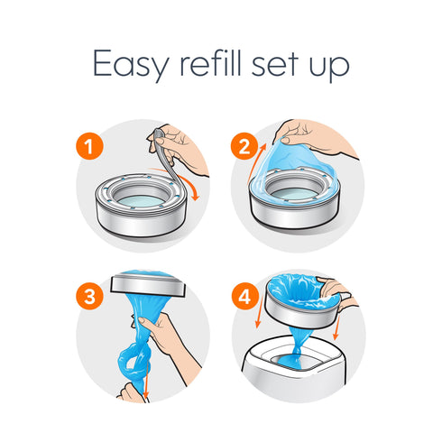 Diaper Genie Clean Laundry Scent Refill, 4 pk.