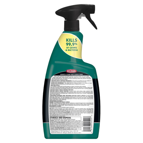 Weiman Granite & Stone Daily Cleaning & Shine Disinfectant, 2 pk./32 oz.