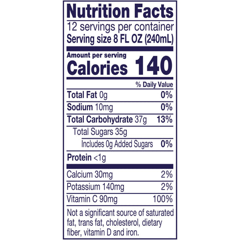 Welch's 100% Concord Grape Juice, 2 pk./96 oz.
