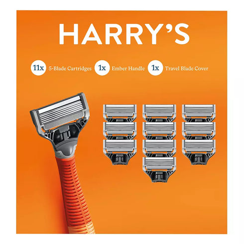 Harry's 5-Blade Razor Handle Value Pack for Men