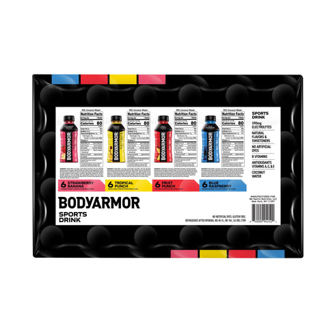 BODYARMOR BASE Sports Drink, Variety Pack, 24 pk./12 oz.