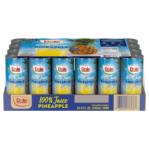 Dole 100% Pineapple Juice, 24 pk./8 oz.