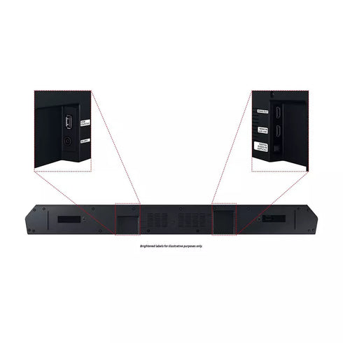 Samsung HW-Q65C 5.1-Channel Soundbar with Wireless Subwoofer & Dolby Atmos