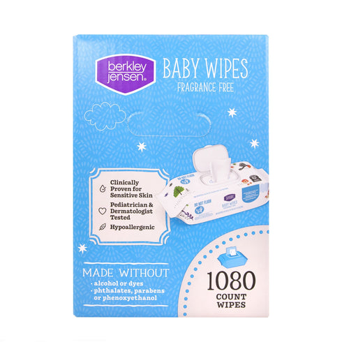 Berkley Jensen Baby Wipes - Fragrance Free, 12 pk./90 ct. each