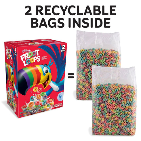 Froot Loops Breakfast Cereal 43.6 oz., 2 pk.