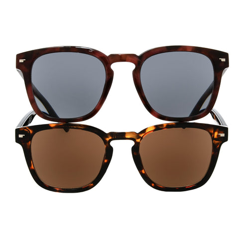 Member’s Mark Round Reading Sunglasses for Men & Women, UV Protection Lenses with Reading Magnification, Lightweight Frames, 2-Pack