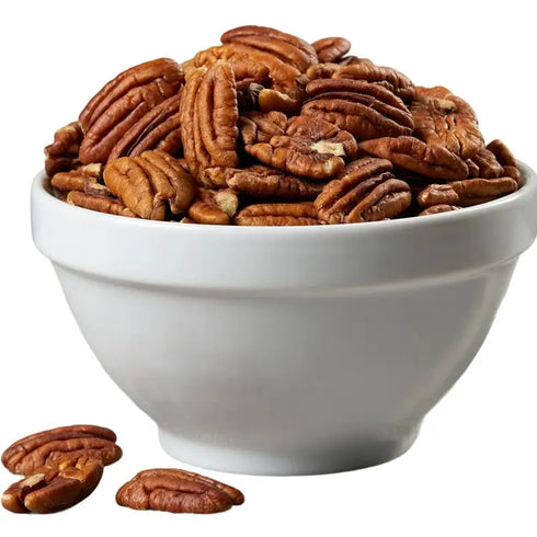 Premium Pecan Halves, 2 lbs - Premium Fancy Baking Nuts for Cooking, Snacking, Salads, Desserts, Resealable Bag