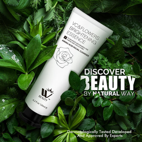 WBM BEAUTY Facial Cleanser with Amino Acid - 4.2 fl oz/120 ml