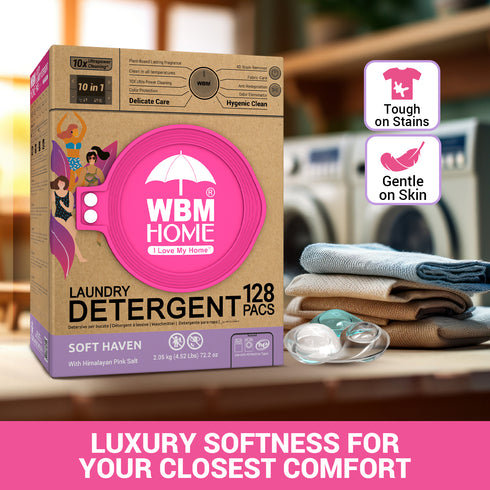 WBM Laundry Detergent Pods | Luxury Soft Haven Scent