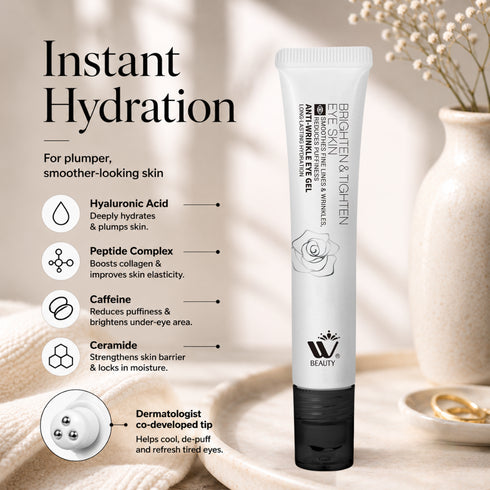 WBM BEAUTY Eye Gel with Metal Roller | 20ml