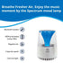 HEPA Air Purifier with Bluetooth Speaker - White | WBM SMART