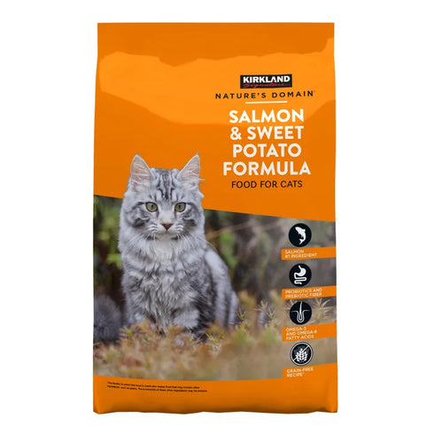 Kirkland Signature Nature’s Domain Cat Food, 18 lb – Grain-Free Dry Cat Food