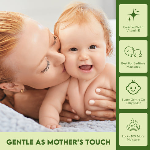 WBM Baby Care Baby Oil - Nourishing Skin Care With 100% Natural Ingredients, 300ml