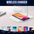WBM SMART LED Table Lamp, Foldable Desk Lamp with Wireless Charger & USB Port