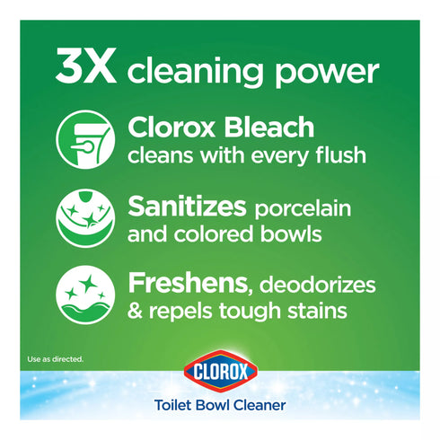 Clorox Ultra Clean Bleach Toilet Tablets, 6 ct./3.5 oz.