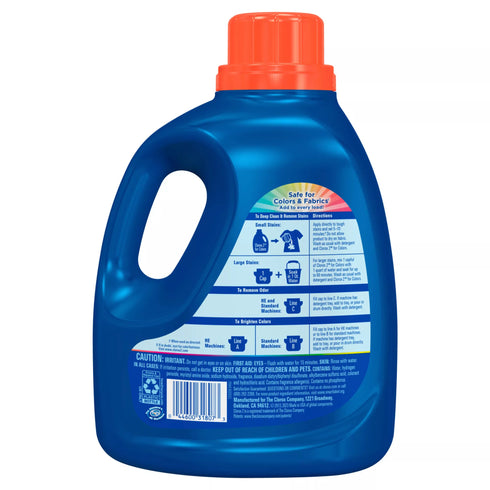 Clorox 2 for Colors Max Performance Stain Remover, 102 loads/112.75 oz.