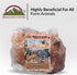 Animal Licking Pink Salt Rock Lick Deer, 5 Pound, Natural Mineral Block, Hand-Carved, Ideal for Wildlife