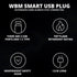 WBM Smart USB Plug Extension Cord, 3 AC, 2 USB Sockets & C-Type