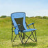 Member’s Mark Adult Hard Arm Chair – Durable Folding Outdoor Chair with Hard Armrests & Cup Holder for Camping, Sports & Events
