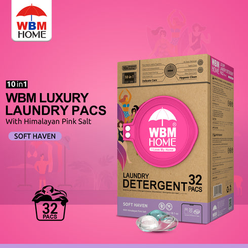 WBM Laundry Detergent Pods | Luxury Soft Haven Scent