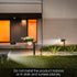 WBM Smart LED Solar Landscape Spotlights – IP67 Waterproof Outdoor Garden Lights, Auto On/Off, 2-Pack