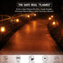 WBM SMART LED Flickering Flame Solar Lamp, 2 Pcs