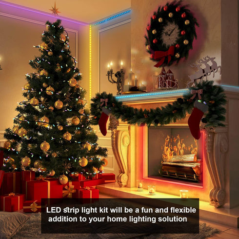 LED Strip Light, RGB Color Changing, 16 ft | WBM SMART