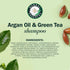 Herbal Essences Argan Oil & Green Tea Shampoo, 33.8 fl oz – Nourishing Hair Care for Soft, Smooth, & Shiny Hair