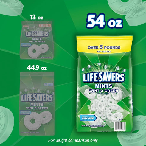 Life Savers Pep O Mint Hard Candy - 3 Pounds