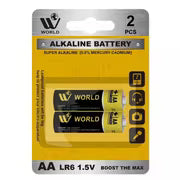 40 Pcs Super Alkaline Double A Cells, Long-Lasting Performance All Purpose, AA Batteries