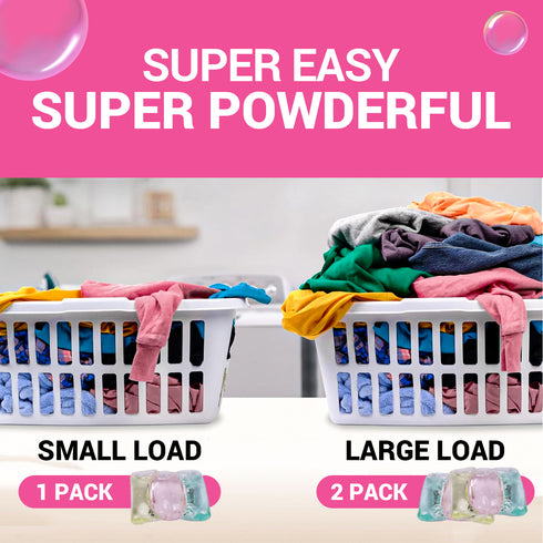 WBM Laundry Detergent Pods | Luxury Rose Scent