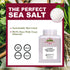 Himalayan Chef Sea Salt, Coarse Grain, 5 Pound Plastic Jar | 2 Pack