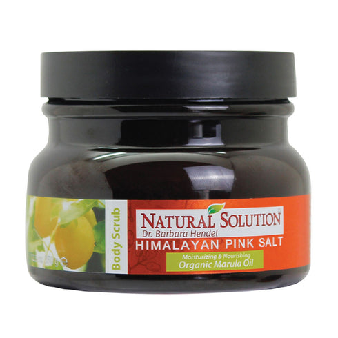 Natural Solution Body Scrub with Marula Oil, Exfoliating Sugar Scrub for Smooth, Soft Skin – 12.3 oz