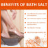 Natural Solution Pink Salt Body Soak with Blood Orange, Organic Muscle Relief Soak, 3 lbs