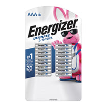 Energizer Ultimate Lithium AAA Batteries, 18 ct – Long-Lasting Triple A Batteries for High-Drain Devices